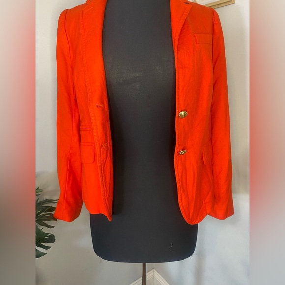 J. Crew Orange Blazer - Picture 2 of 4